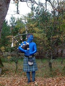 A performer at Glenelg's Mars rover party last year