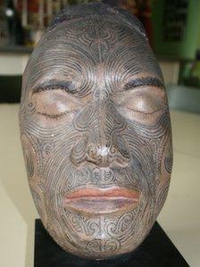 Maori head mask