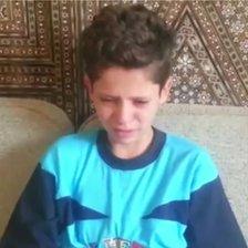 Young boy breaks down on camera whilst describing the attack to activists