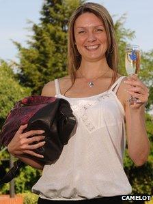 Jane O’Brien with her handbag