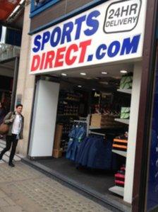 Sports Direct's store on London's Oxford Street