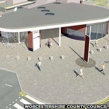 Artist's impression of proposed site