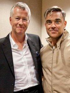 Robbie Williams with John Wilson