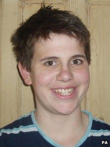 Jimmy Mizen, 16, who was murdered in London in 2008