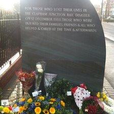 Clapham rail disaster memorial