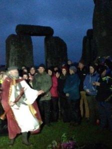 Winter solstice Stonehenge 2013