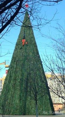 Christmas tree in Kazakhstan