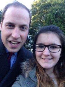 Madison Lambe and Prince William