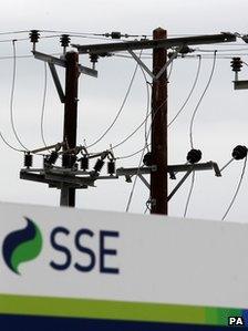 SSE logo at the SSE Training Centre in Perth