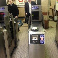 Open ticket barrier at Great Portland Street