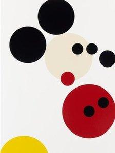 Mickey Mouse, by Damien Hirst (detail)