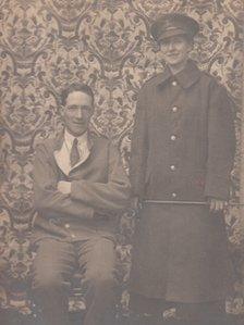 Pte Jack Currie and his sweetheart Lal