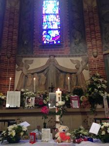 Tributes in Hilversum church