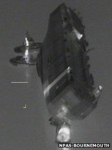 Thermal image of Hoegh Osaka