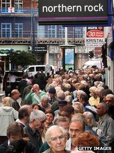 Northern Rock queue