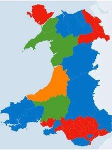 Seats in Wales