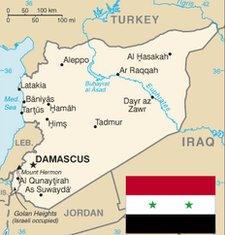 Map of Syria