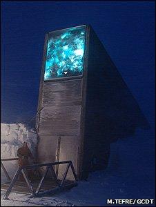 Entrance to the Svalbard seed vault (Image: Mari Tefre/Global Crop Diversity Trust)