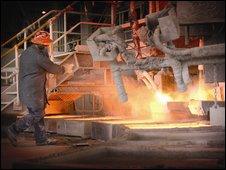 Copper smelter at Mount Isa Mine Australia