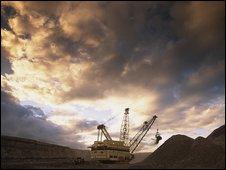 Dragline at Bulga thermal coal operation, Australia