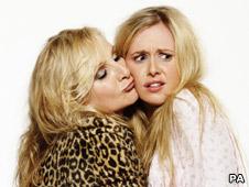 Lesley Sharp and Diana Vickers