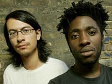 Matt and Kele from Bloc Party