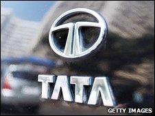 Tata emblem on a car