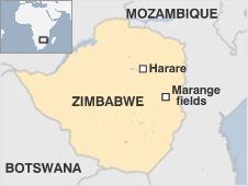 Zimbabwe map