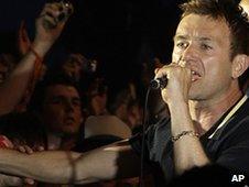 Damon Albarn at Glatonbury 2009