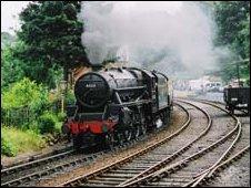 Steam engine at the Severn Valley Railway - generic image