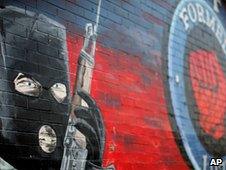 Mural of the Ulster Freedom Fighters