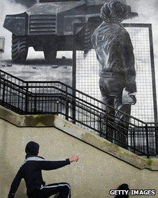 Mural in Northern Ireland