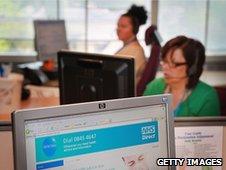 NHS swine flu call centre