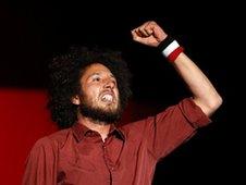 Zack de la Rocha from Rage Against the Machine