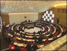 Cornwall Council chamber