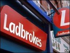 Ladbrokes sign