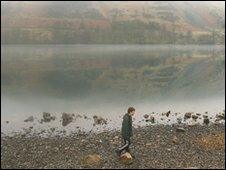 Walker at Buttermere