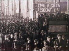 Civil rights march, 30 January 1972