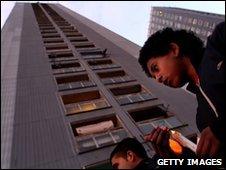 Vigil at Red Road flats