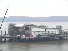 A view of Grand Pier at Weston-super-Mare