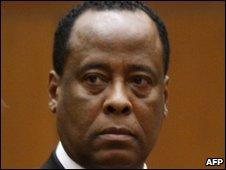 Dr Conrad Murray appears in court in Los Angeles 5 April 2010.