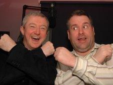 Louis Walsh and Chris Moyles