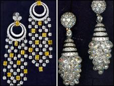Items of jewellery stolen in the robbery