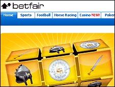 Betfair website