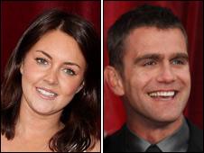 Lacey Turner and Scott Maslen