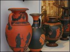 Wedgwood museum vases