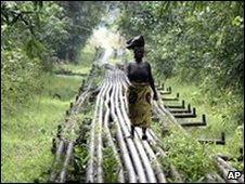 Nigerian oil pipes