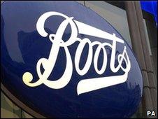 Boots sign