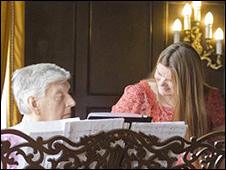 Deborah Hadfield and David Prowse