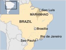 map of Brazil